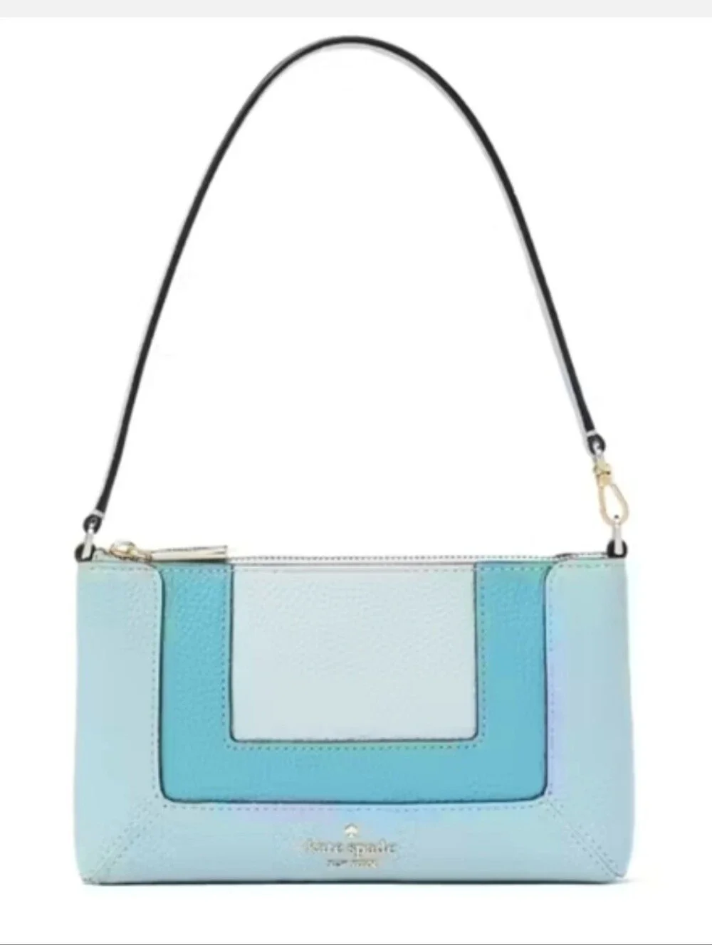 Kate Spade Light Blue Leather Small Shoulder Bag NWOT